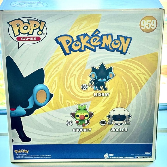 NWT - POKÉMON “Luxray” 959 Funko PoP! Vinyl 10” Figure - LIMITED EDITION - Picture 6 of 12